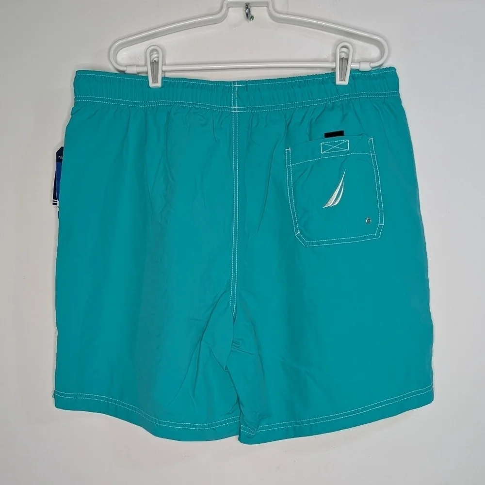 NWT Nautica Blue Swim Trunks Shorts XL